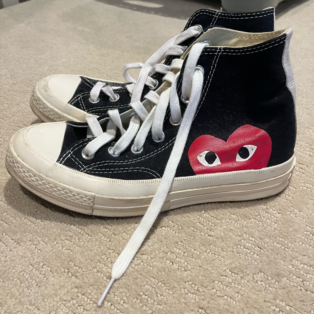 Comme Des Garçons Converse Chuck Taylor Black Sneakers